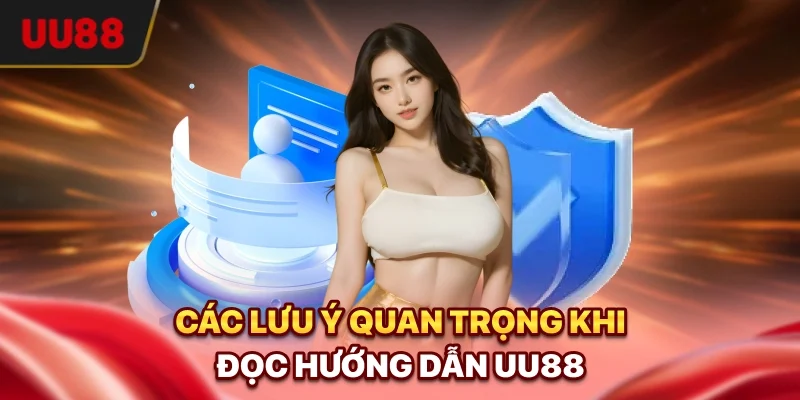 Các lưu ý quan trọng khi đọc hướng dẫn UU88